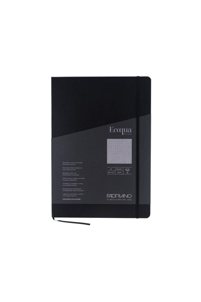 Fabriano Ecoqua Plus Stitch-Bound Notebook, 8.3" x 11.7", A4 Lined