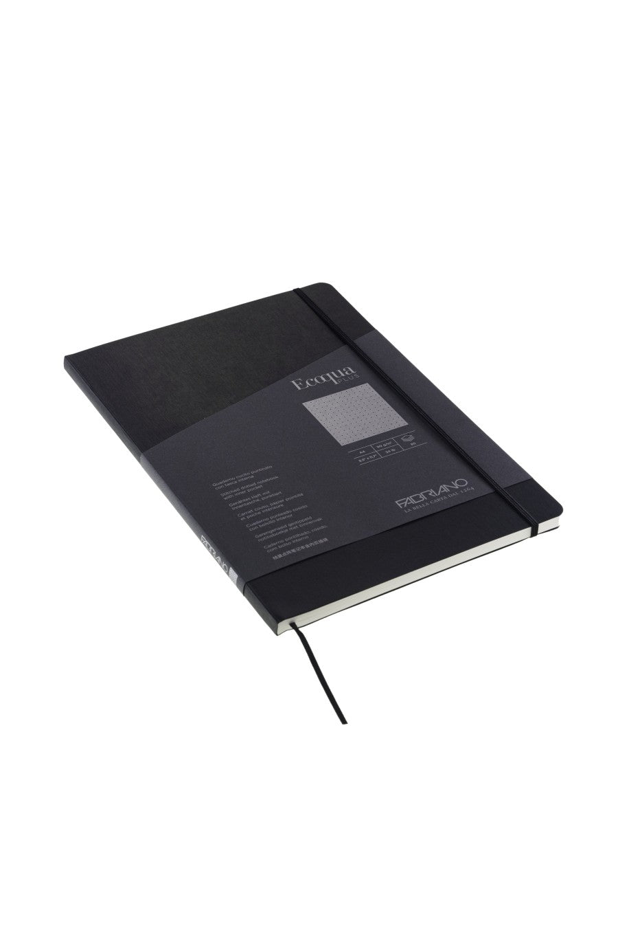 Fabriano Ecoqua Plus Stitch-Bound Notebook, 8.3" x 11.7", A4 Lined