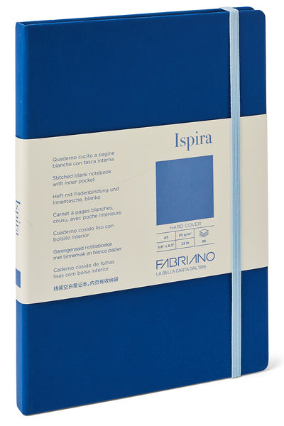 Fabriano Ispira Hard-Cover Notebook, 5.8" x 8.3", A5