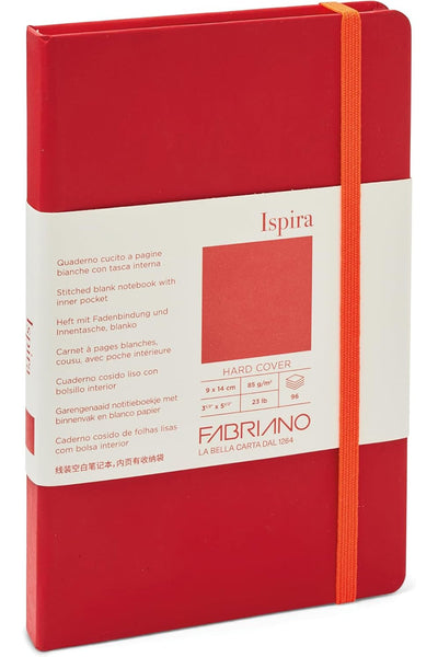 Fabriano Ispira Hard-Cover Notebook, 5.8" x 8.3", A5