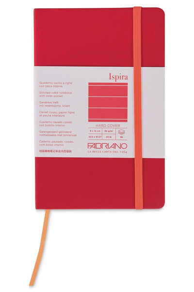 Fabriano Ispira Hard-Cover Notebook, 5.8" x 8.3", A5