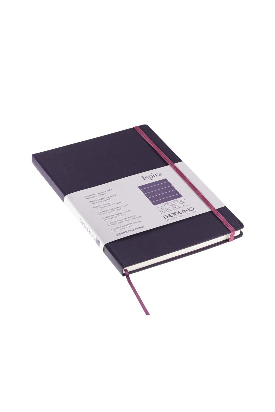 Fabriano Ispira Hard-Cover Notebook, 5.8" x 8.3", A5 Dotted