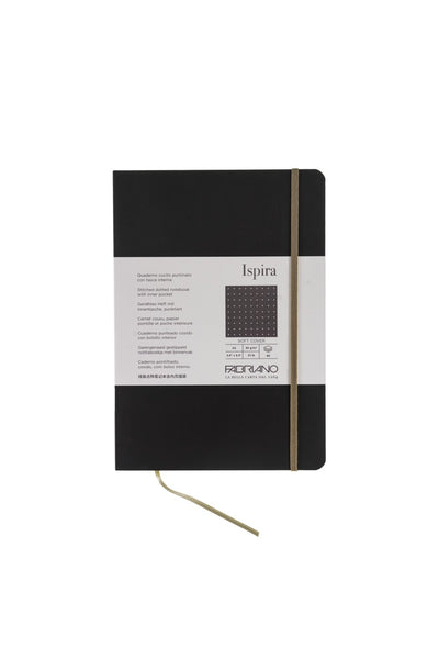 Fabriano Ispira Hard-Cover Notebook, 5.8" x 8.3", A5 