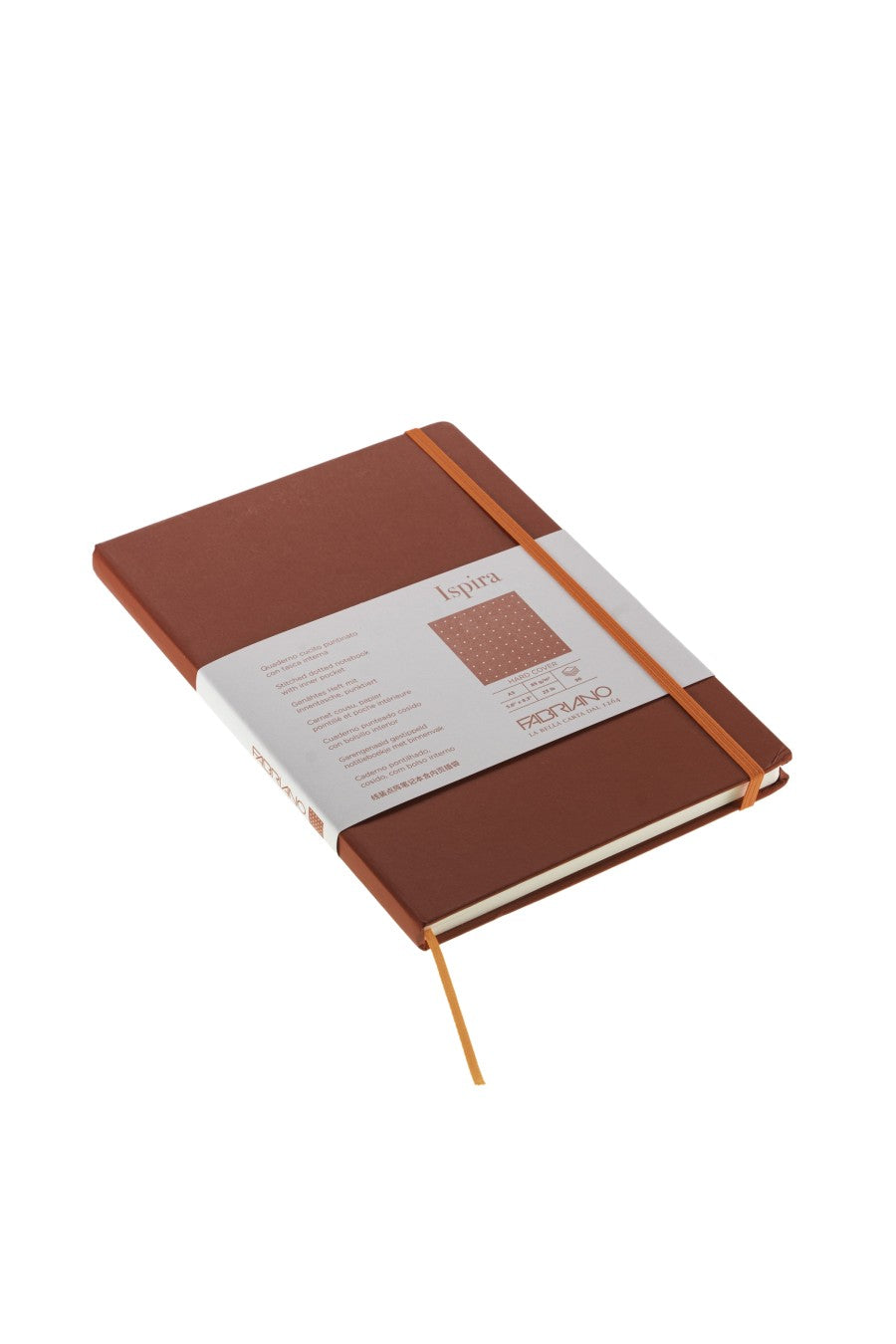 Fabriano Ispira Hard-Cover Notebook, 5.8" x 8.3", A5 