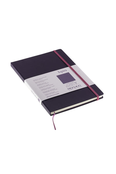 Fabriano Ispira Hard-Cover Notebook, 5.8" x 8.3", A5 