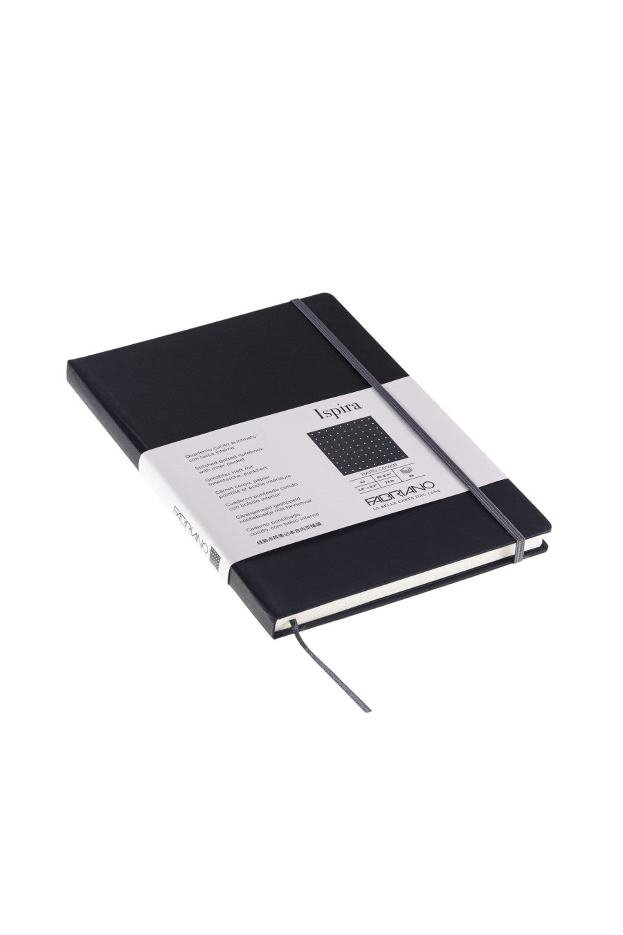 Fabriano Ispira Hard-Cover Notebook, 5.8" x 8.3", A5 