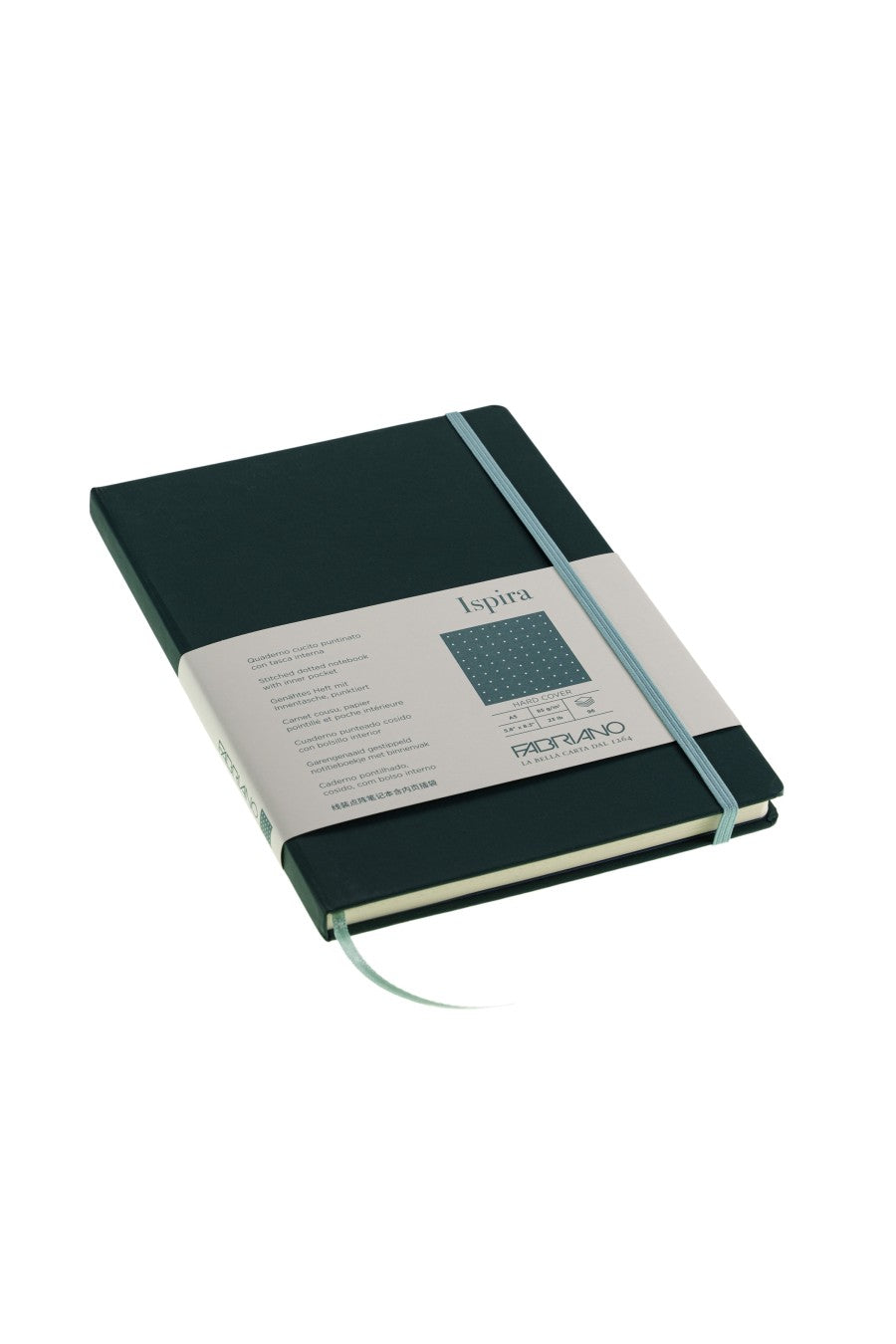 Fabriano Ispira Hard-Cover Notebook, 5.8" x 8.3", A5 Lined