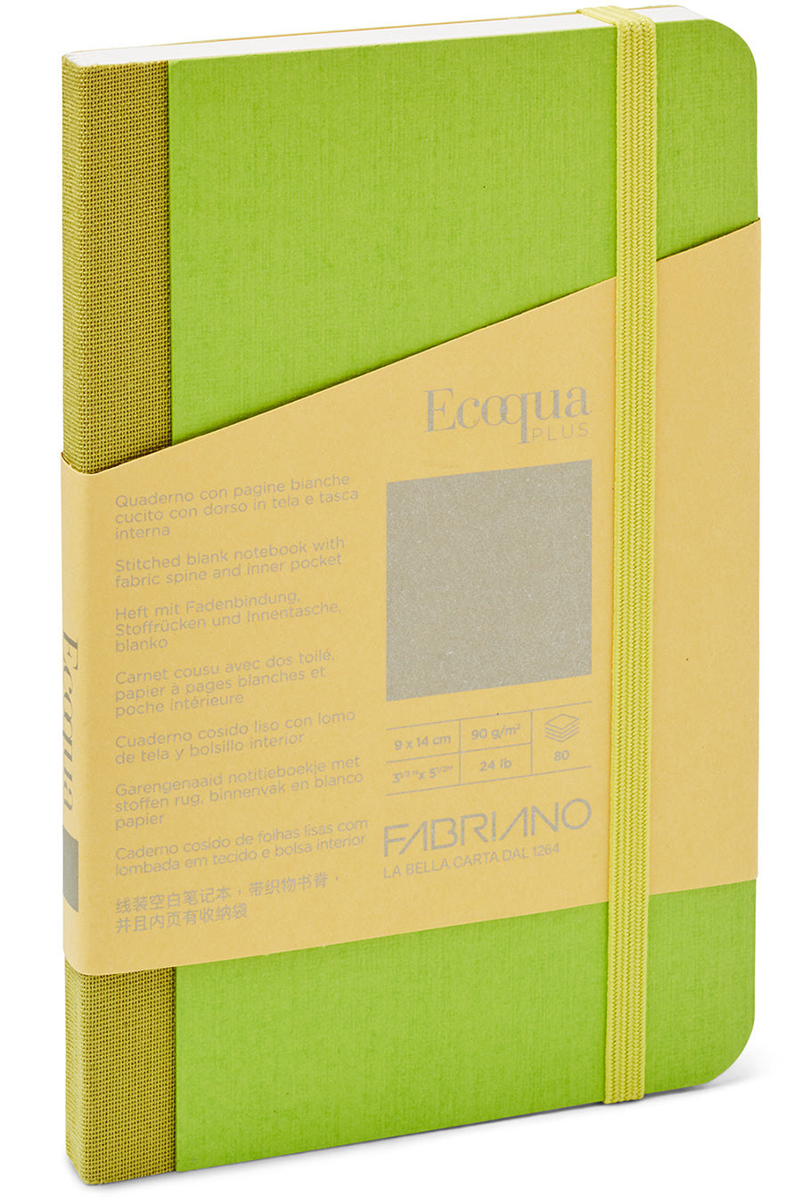 Fabriano Ecoqua Plus Fabric-Bound Notebooks 3.5 in x 5.5