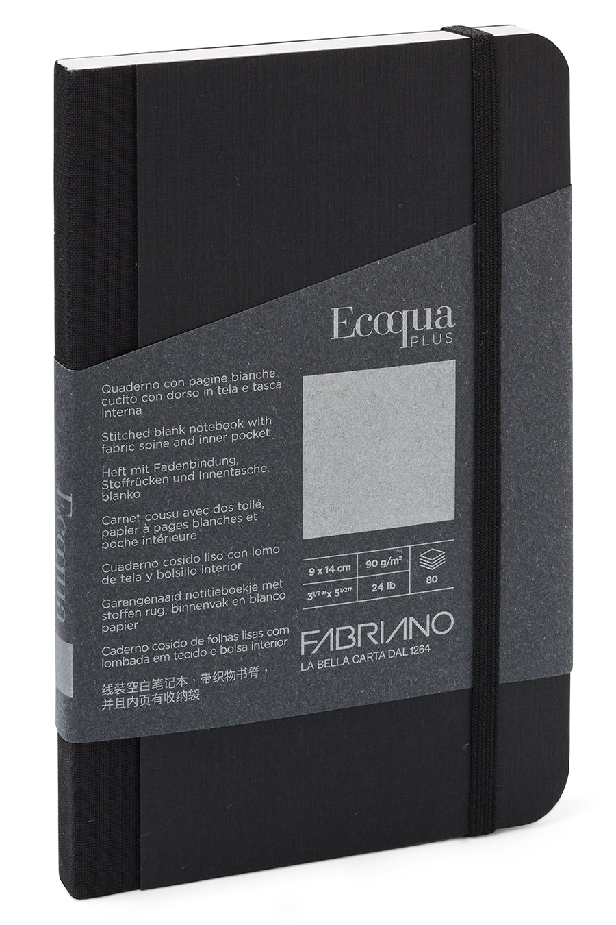 Fabriano Ecoqua Plus Fabric-Bound Notebooks 3.5 in x 5.5