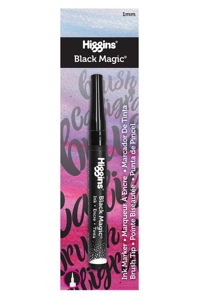 Higgins® Black Magic® Ink Softliner Pump Marker, Brush Nib