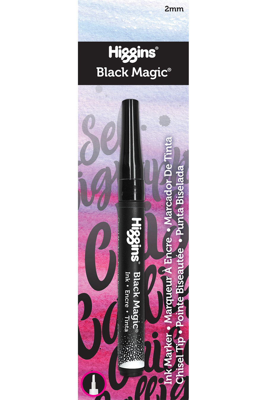 Black Magic Ink #Softliner Pump Marker #Chisel Nib