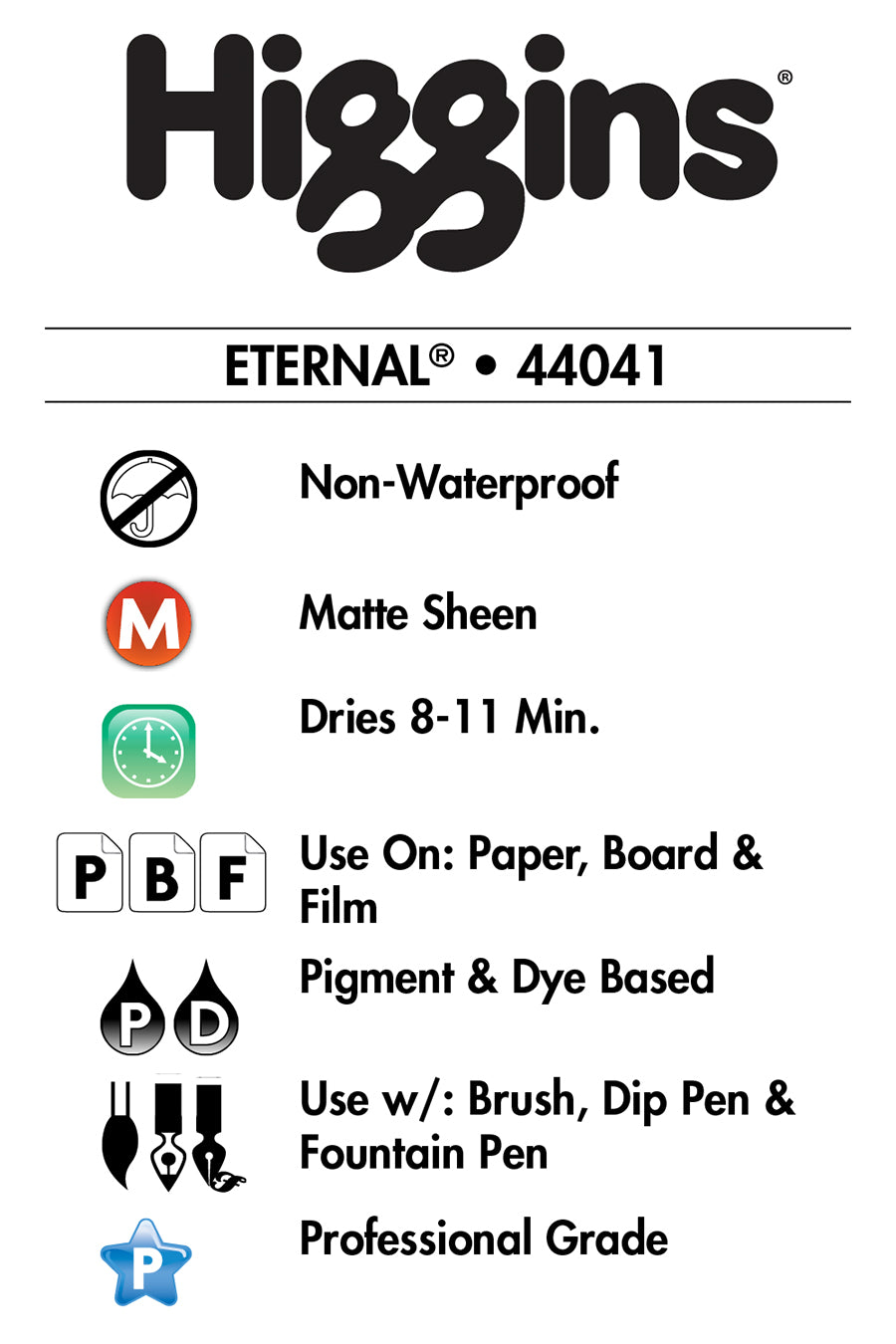 Higgins Eternal Ink, 2.5 oz