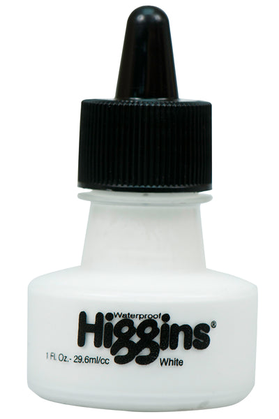 White, Pigmented #Waterproof Ink 1oz