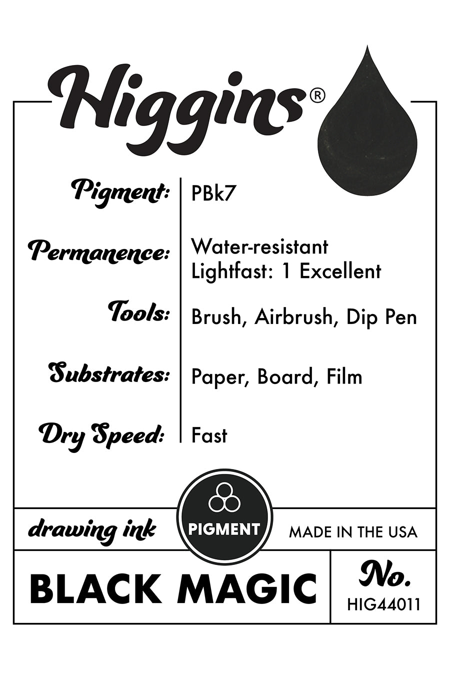 Higgins Black Magic Ink – Chartpak Factory Store
