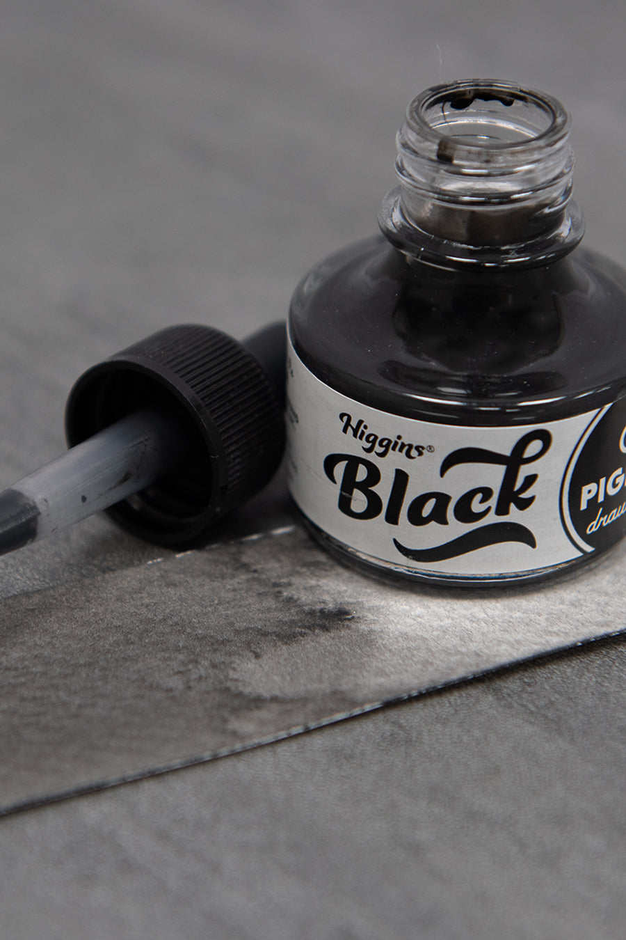 Higgins Black Non-Waterproof Ink
