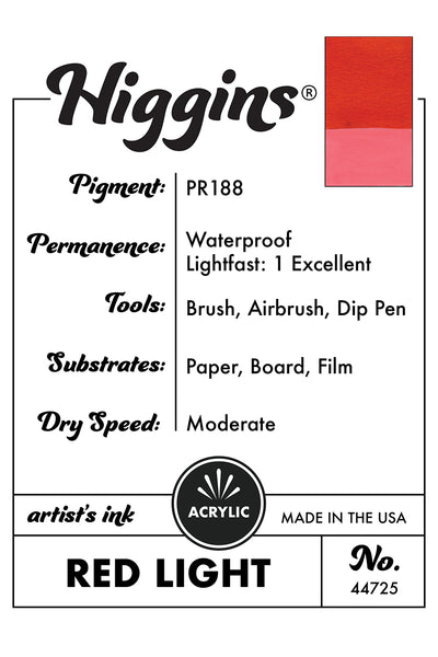 Higgins Acrylic Artist Inks Description