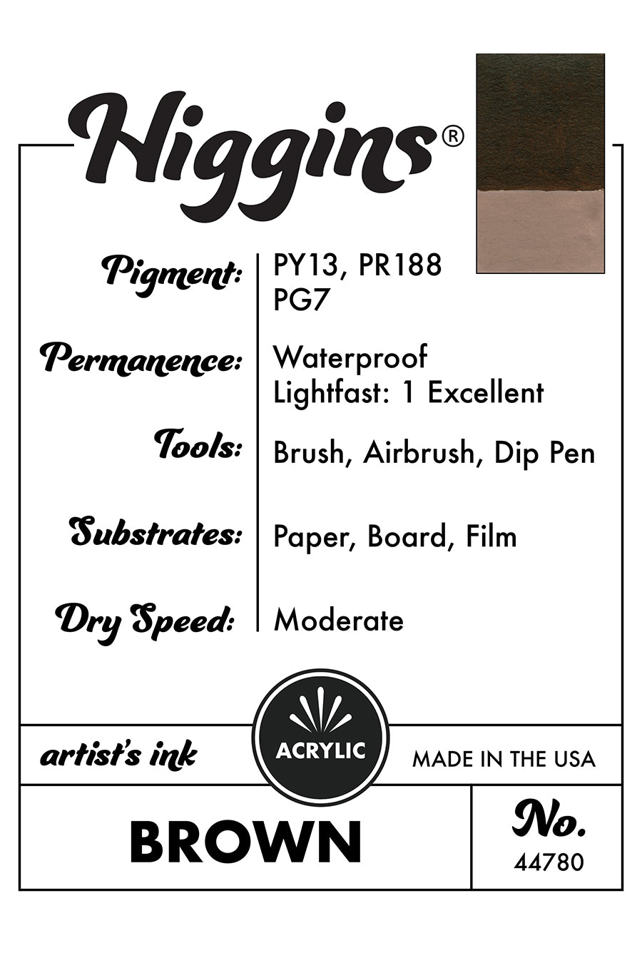 Higgins Acrylic Artist Inks