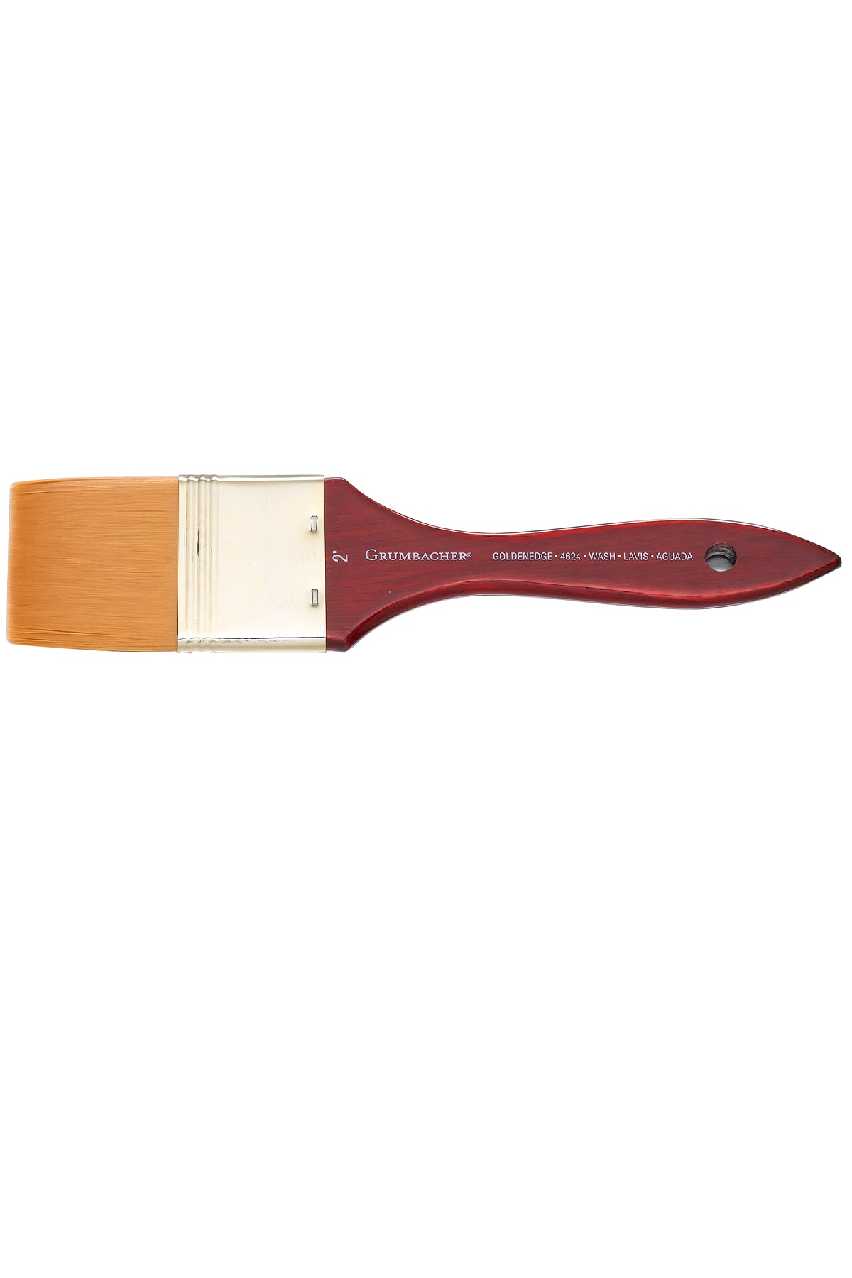GoldenEdge® Watercolor Synthetic Short Handle Brushes, Size 2"