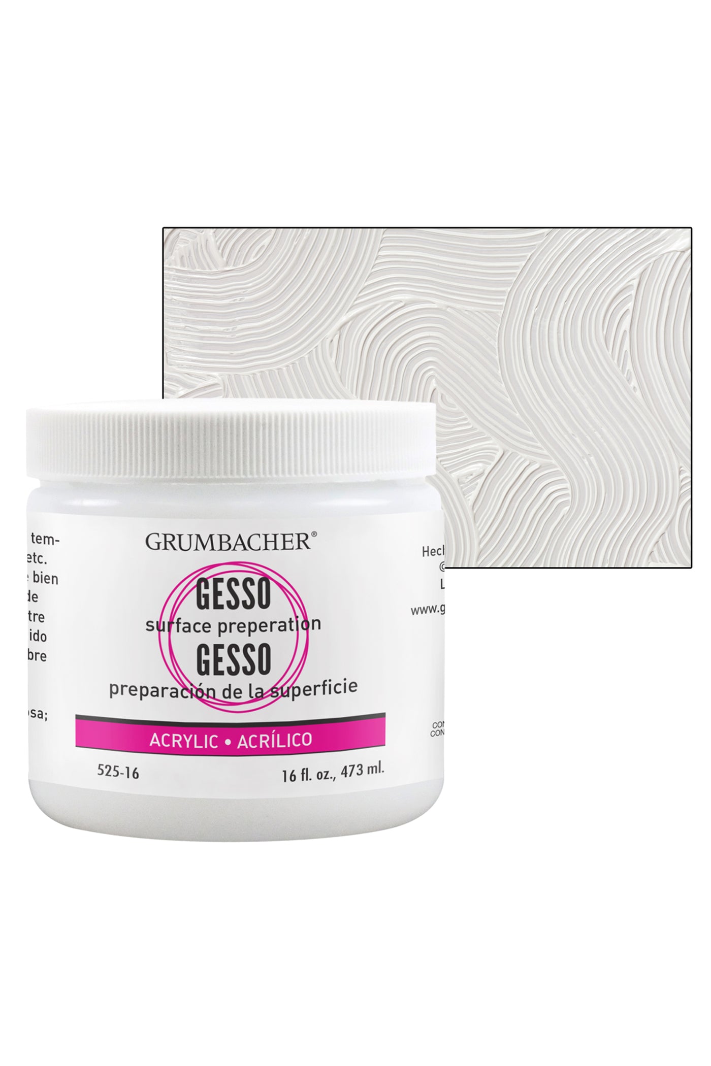 White Gesso, 16 oz.