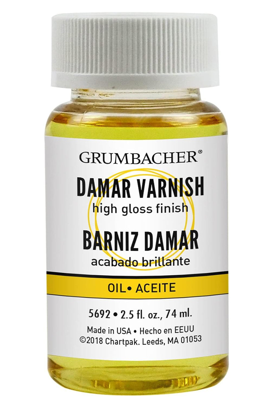 Damar Varnish Artists Oil Medium, 2.5 fl. oz. – Chartpak Factory Store