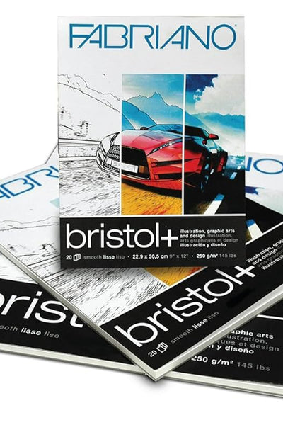 Fabriano Bristol+ Pad, 11 in x 14 in, 250 gsm/145 lbs.