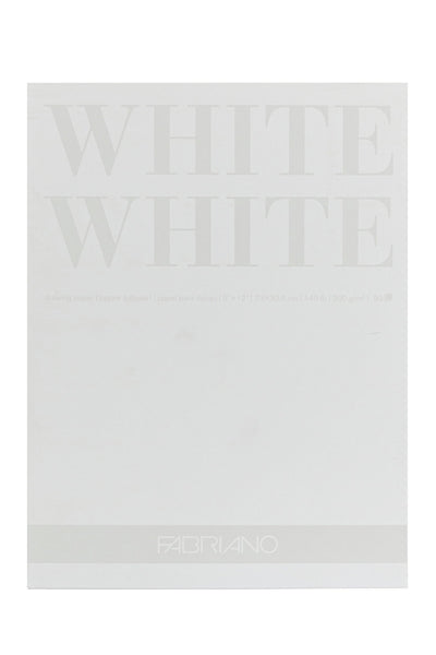 Fabriano WHITE WHITE Pad, 300 gsm, 20 Sheets