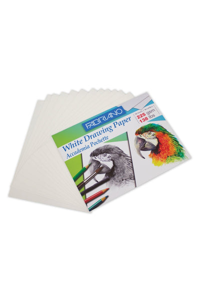 Fabriano Accademia White Drawing Paper Pochette