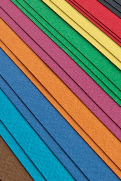 Fabriano Tiziano Color Drawing Paper Pochette, 9” x 12”, 98 lb./160 gsm, 12-Colors