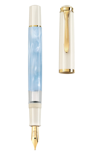 Pelikan M200 Classic Fountain Pen - Pastel Blue – The Pleasure of Writing