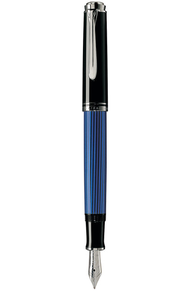 M405 Medium Black/Blue Fountain Pen W/Gift Box