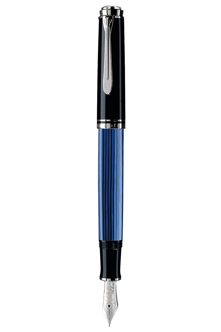 M805 Black/Blue Fountain Pen W/Gift Box