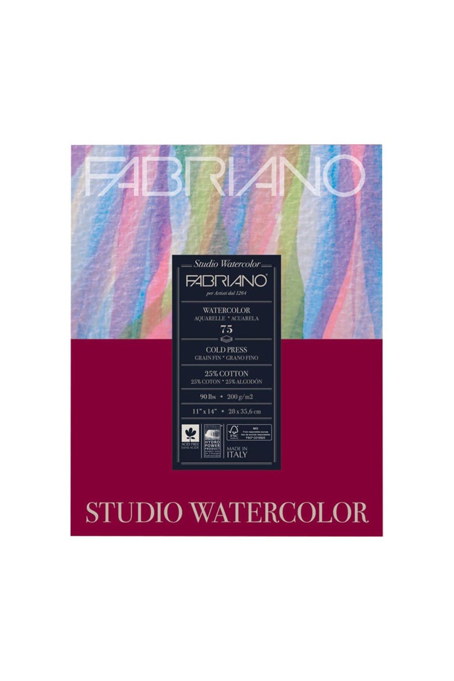 Fabriano Studio Watercolor Pad Hot-Press
