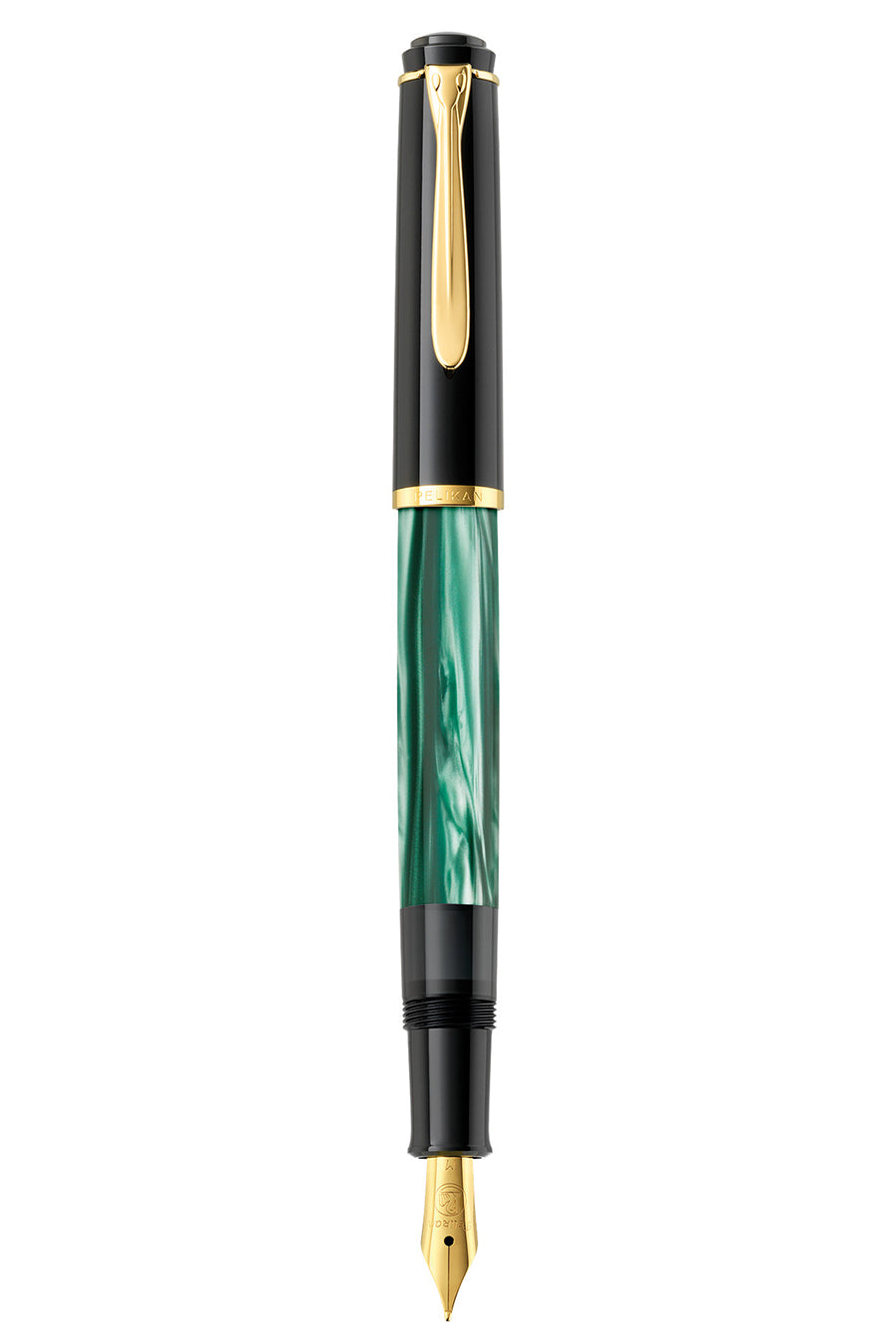 Pelikan Fountain Pen Classic 200 Green Marbled