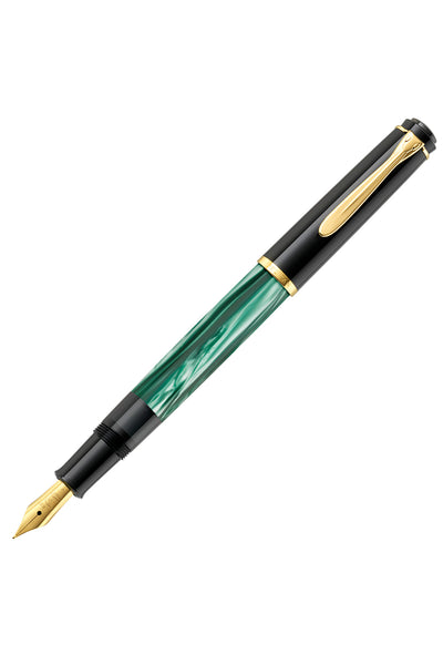 Pelikan Fountain Pen Classic 200 Green Marbled