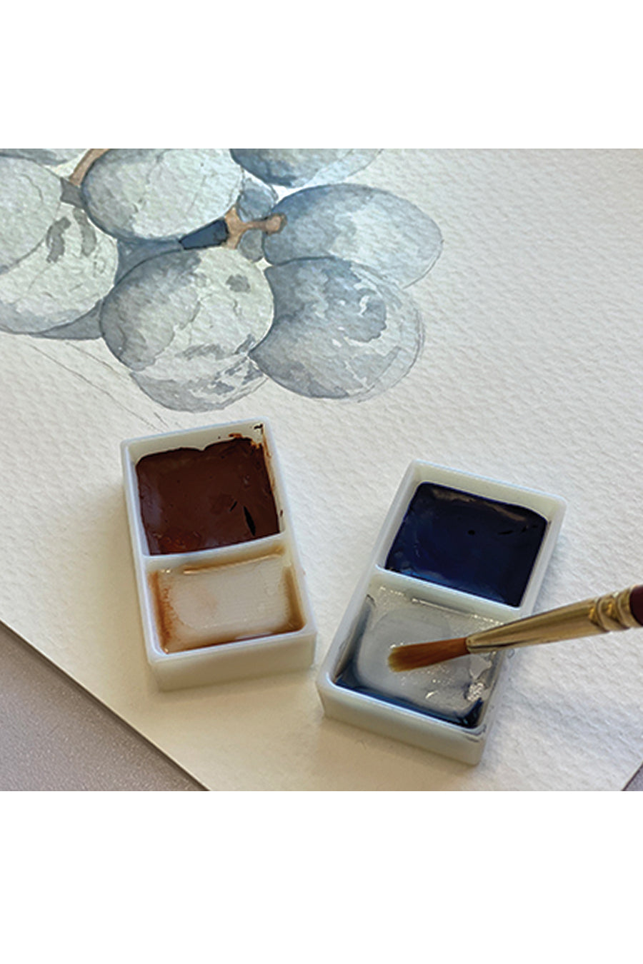 Grumbacher Japanese Watercolors - Set of 6, Glimmer Set