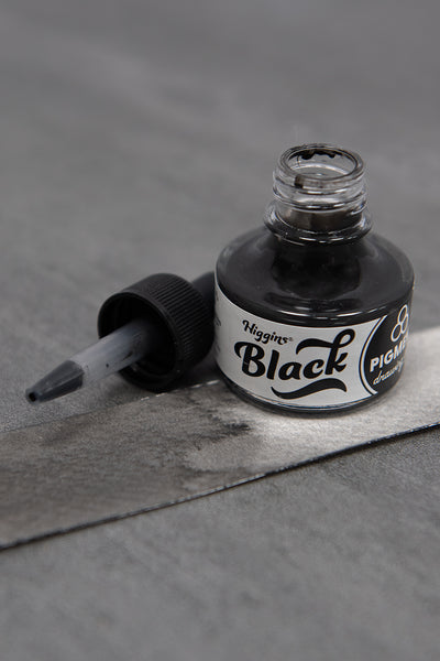 Higgins Black Non-Waterproof Ink, 1 oz