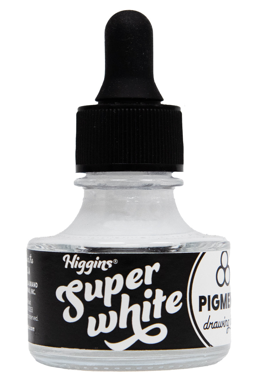 Higgins Super White Pigmented Ink, 1oz