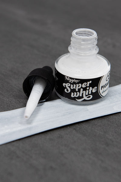 Higgins Super White Pigmented Ink, 1oz