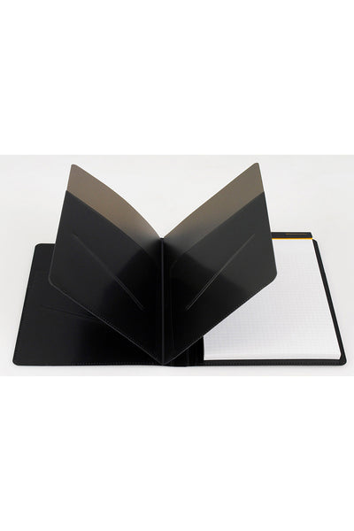 Mnemosyne Notebook with Folder & 5 Pockets - 70 Sheets