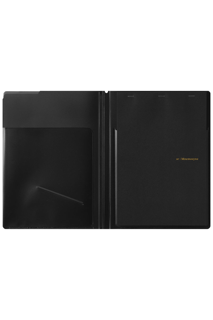 Mnemosyne Notebook with Folder & 5 Pockets - 70 Sheets