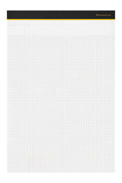 Mnemosyne Notebook with Folder & 5 Pockets - 70 Sheets