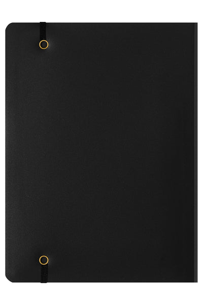 Mnemosyne Notebook with Folder & 5 Pockets - 70 Sheets