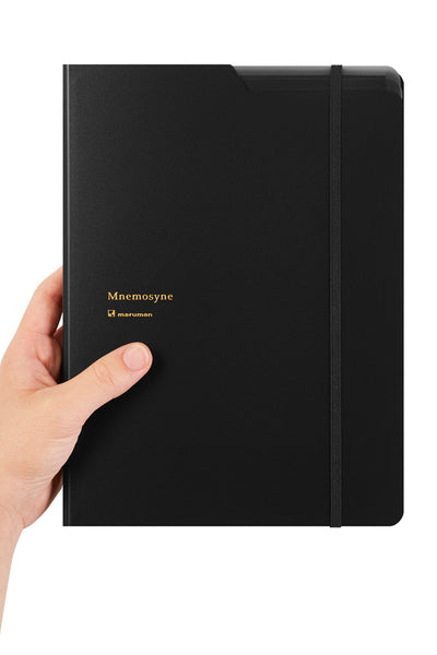 Mnemosyne Notebook with Folder & 5 Pockets - 70 Sheets