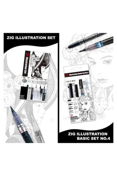 Zig® Illustration Drawing Sets