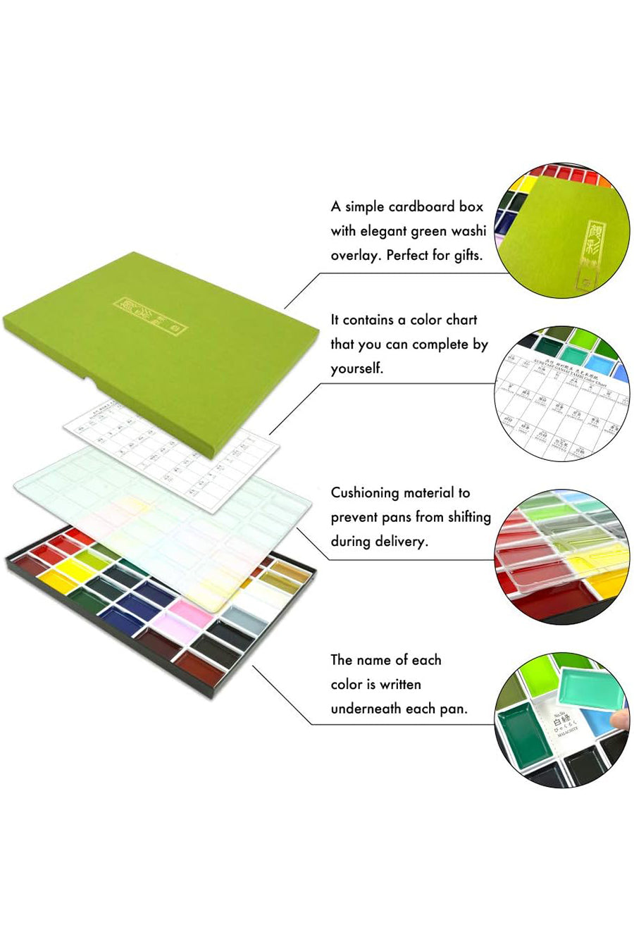 Kuretake® Gansai Tambi Watercolor Pans