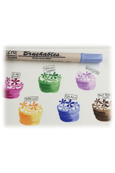 Brushables Dual-Tip Markers - 6 Color Set