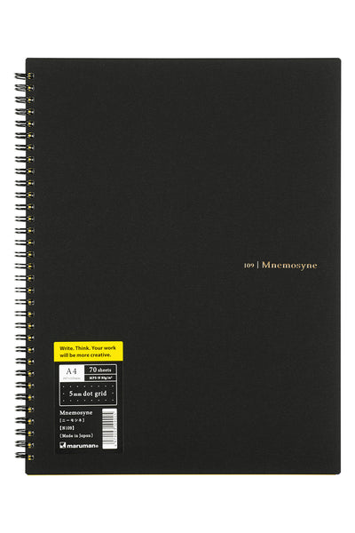 Mnemosyne Notebook - 5mm Dot Grid, 80 Sheets