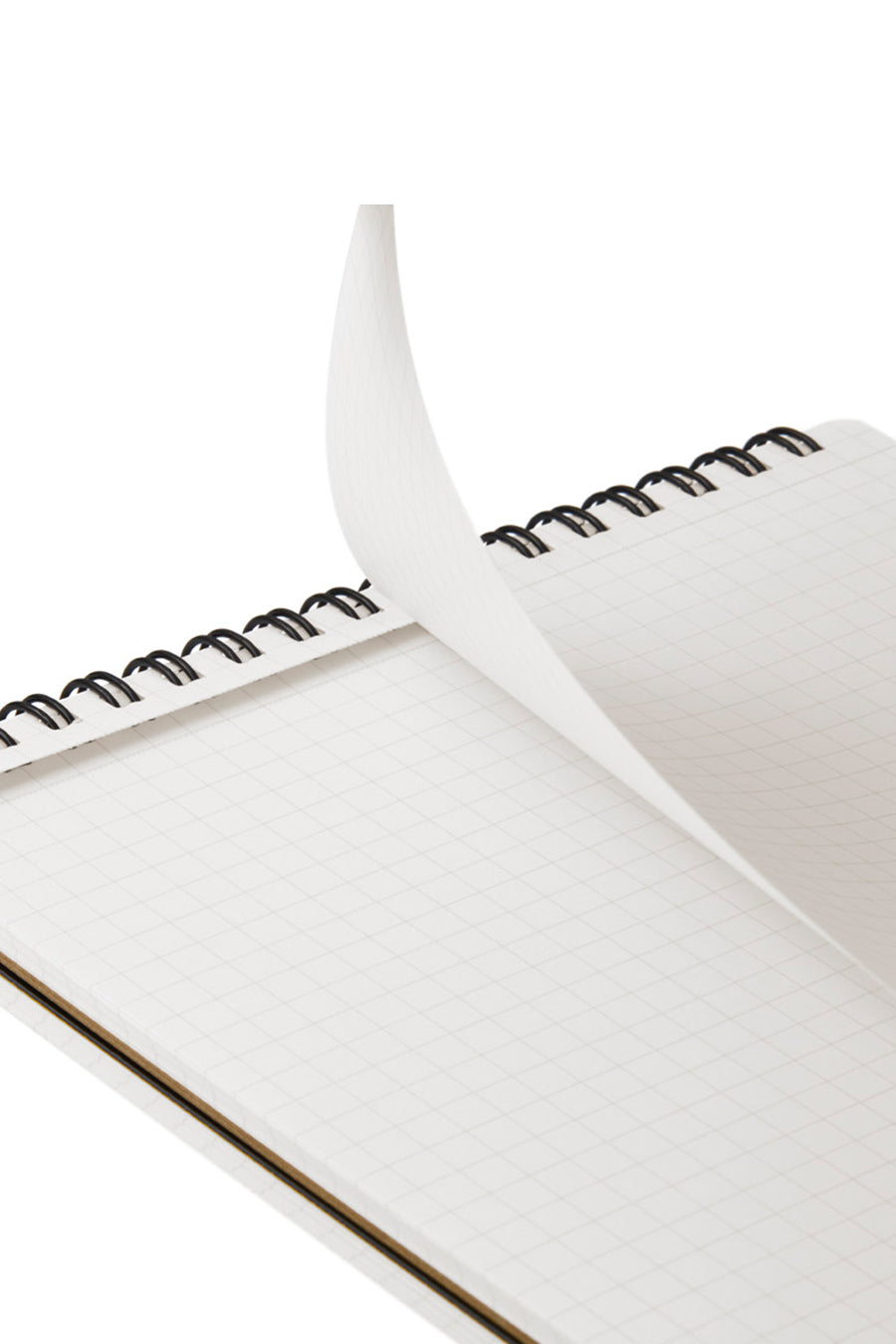Mnemosyne Twin Ring Notepad - Grid Ruled, 70 Sheets
