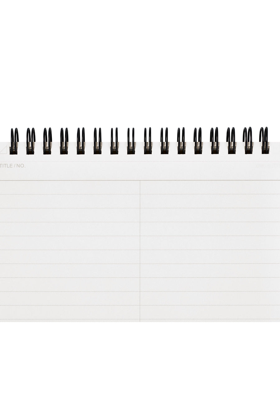 Mnemosyne Ruled Center Line N166 - 7mm, Horizontal Ruled Line with Center Line, A5, 70 Sheets