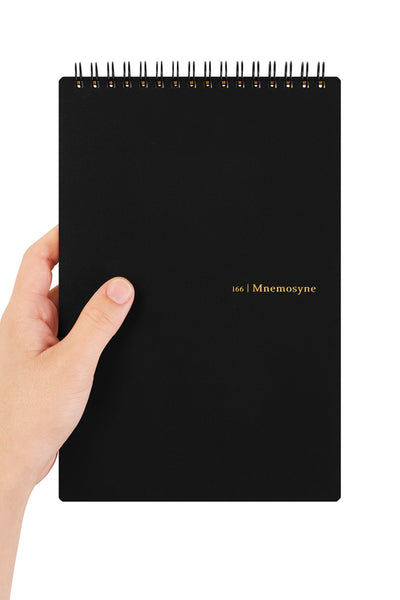 Mnemosyne Ruled Center Line N166 - 7mm, Horizontal Ruled Line with Center Line, A5, 70 Sheets